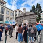 Duas dezenas apelam à paz nas Portas da Cidade no Funchal