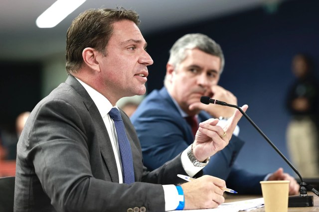 Ex-diretor da Abin, Alexandre Ramagem, durante interrogatório no STF