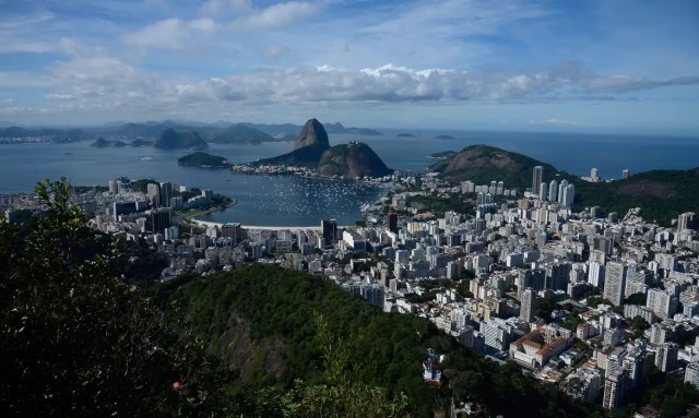 Imagem aérea da cidade do Rio de Janeiro