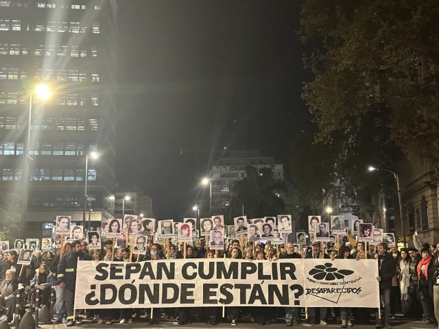 Manifestações pelos desaparecidos da ditadura no Uruguai