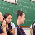 “Sorria se você quer outra professora”: brincadeira na escola deixa coração quentinho; assista