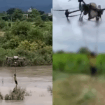 Fazendeiro resgata pessoas de enchente com drone de R$ 150 mil; vídeo