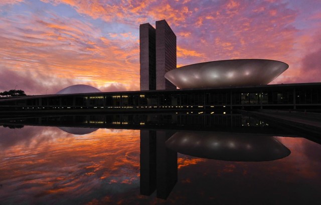 Amanhecer no Congresso Nacional