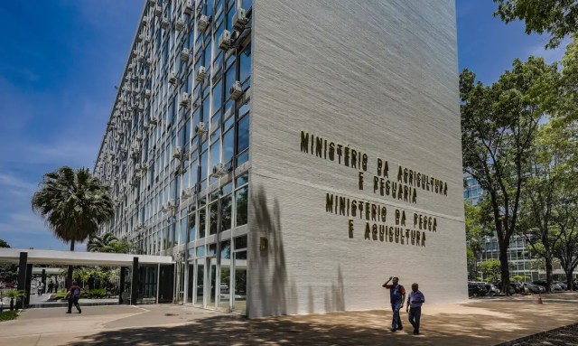 Fachada do Ministério da Agricultura e Pecuária