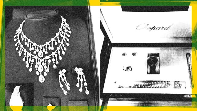 Joias presenteadas pela Arábia Saudita ao casal Bolsonaro